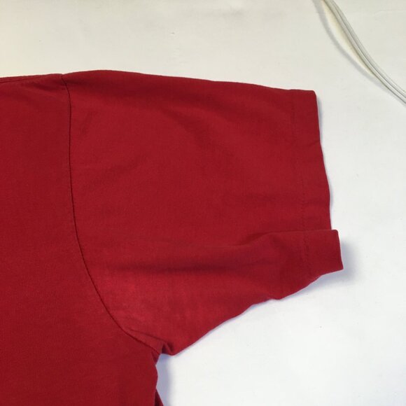 Men's 2X Vintage 1990 red UNLV Runnin' Rebels basketball short sleeve tee shirt - Picture 8 of 10